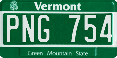 VT license plate PNG754
