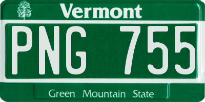 VT license plate PNG755