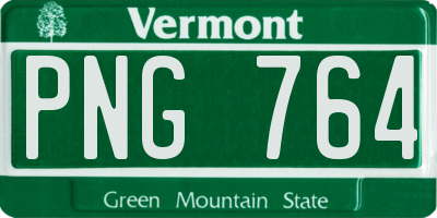 VT license plate PNG764