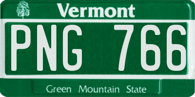 VT license plate PNG766