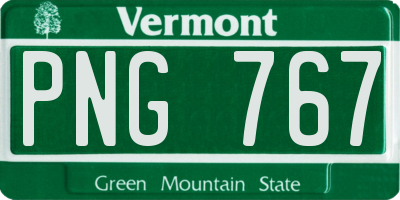 VT license plate PNG767