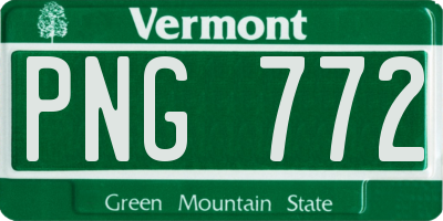 VT license plate PNG772