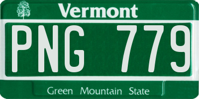 VT license plate PNG779