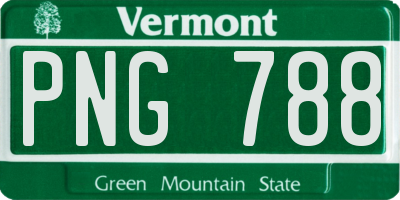 VT license plate PNG788