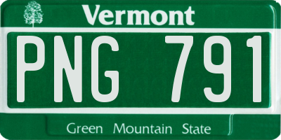 VT license plate PNG791
