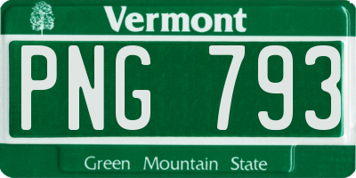 VT license plate PNG793