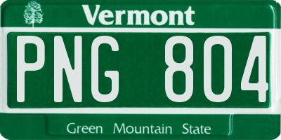 VT license plate PNG804
