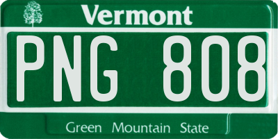 VT license plate PNG808