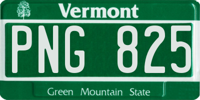 VT license plate PNG825