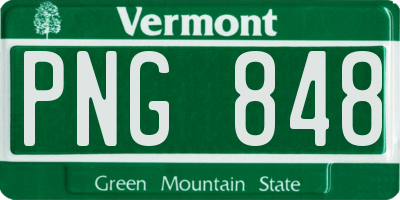 VT license plate PNG848