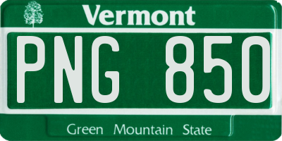 VT license plate PNG850