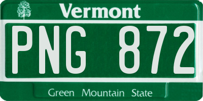 VT license plate PNG872
