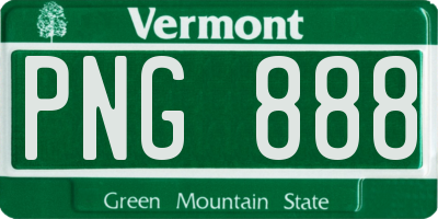 VT license plate PNG888
