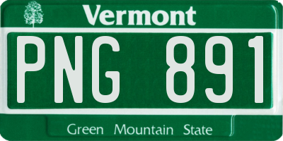 VT license plate PNG891
