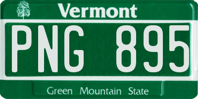 VT license plate PNG895