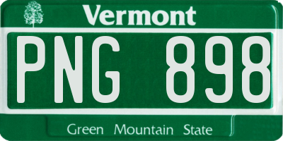 VT license plate PNG898