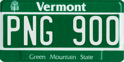 VT license plate PNG900