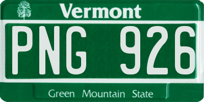 VT license plate PNG926