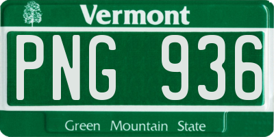 VT license plate PNG936