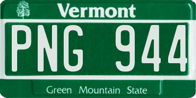 VT license plate PNG944