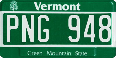 VT license plate PNG948
