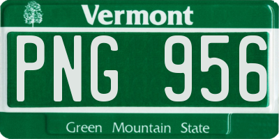 VT license plate PNG956