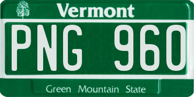 VT license plate PNG960