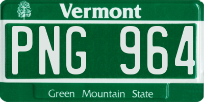 VT license plate PNG964