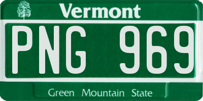 VT license plate PNG969