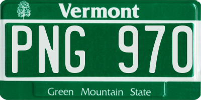 VT license plate PNG970