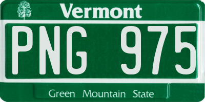 VT license plate PNG975