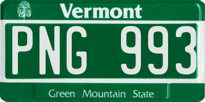 VT license plate PNG993