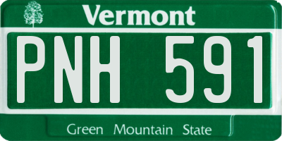 VT license plate PNH591