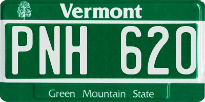 VT license plate PNH620