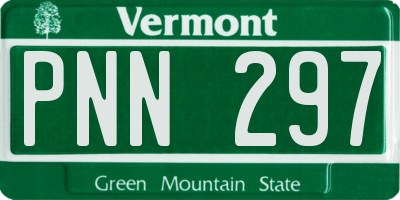 VT license plate PNN297