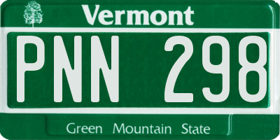 VT license plate PNN298