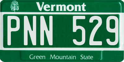VT license plate PNN529