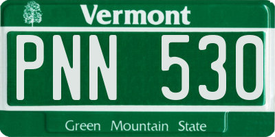 VT license plate PNN530