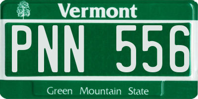 VT license plate PNN556