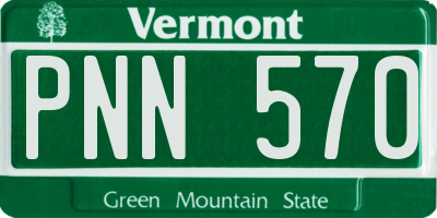 VT license plate PNN570