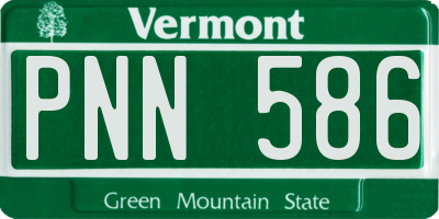 VT license plate PNN586