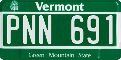 VT license plate PNN691