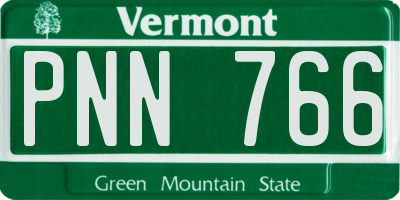 VT license plate PNN766