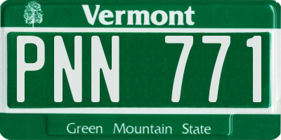 VT license plate PNN771