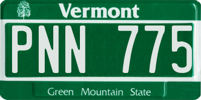 VT license plate PNN775