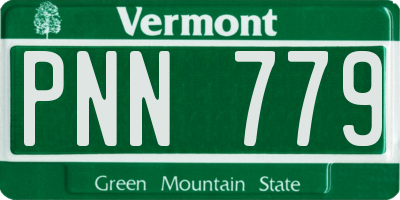 VT license plate PNN779