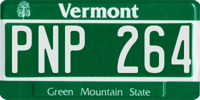 VT license plate PNP264