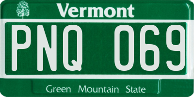 VT license plate PNQ069