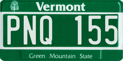VT license plate PNQ155