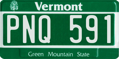 VT license plate PNQ591